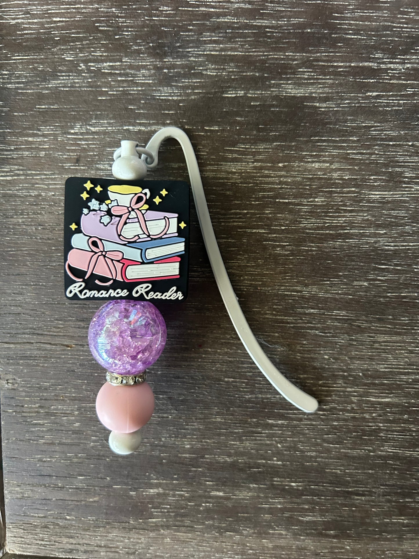 Romance Reader Beaded Bookmark