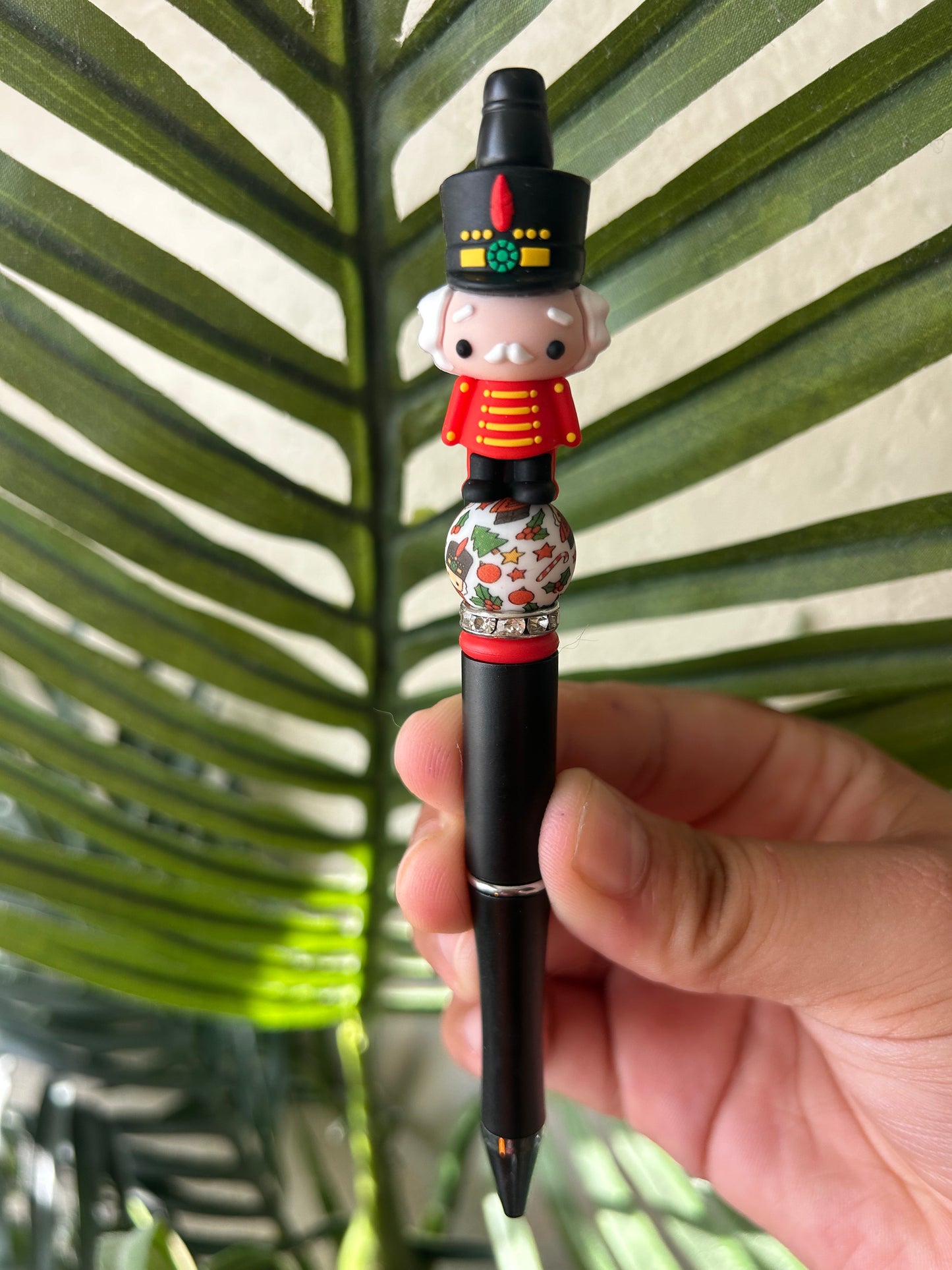 Holiday Nutcracker Beaded Pens