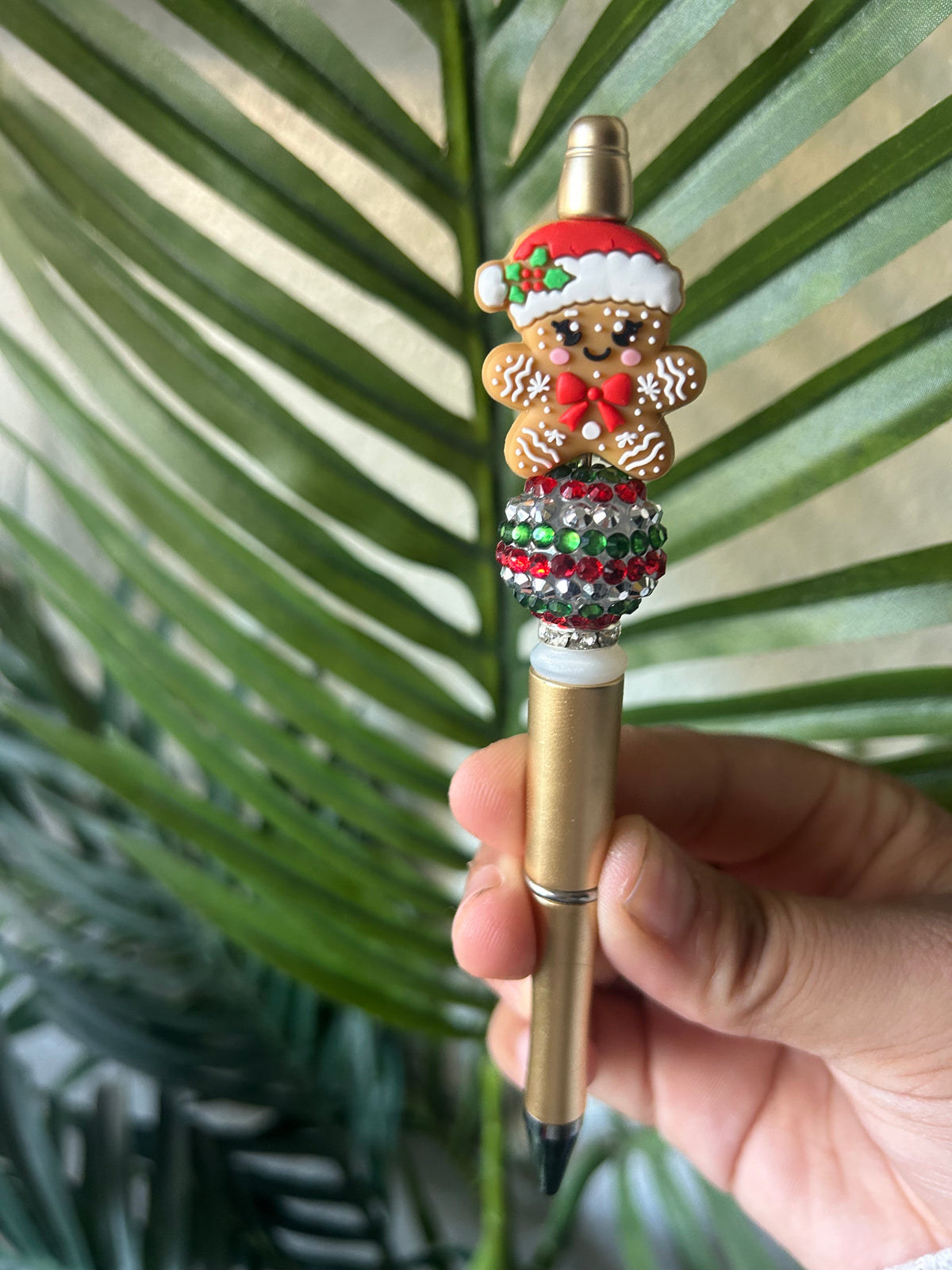 Gingerbread Cute Beaded Pens