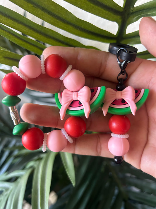 Custom Cup Charm & Straw Charm Set