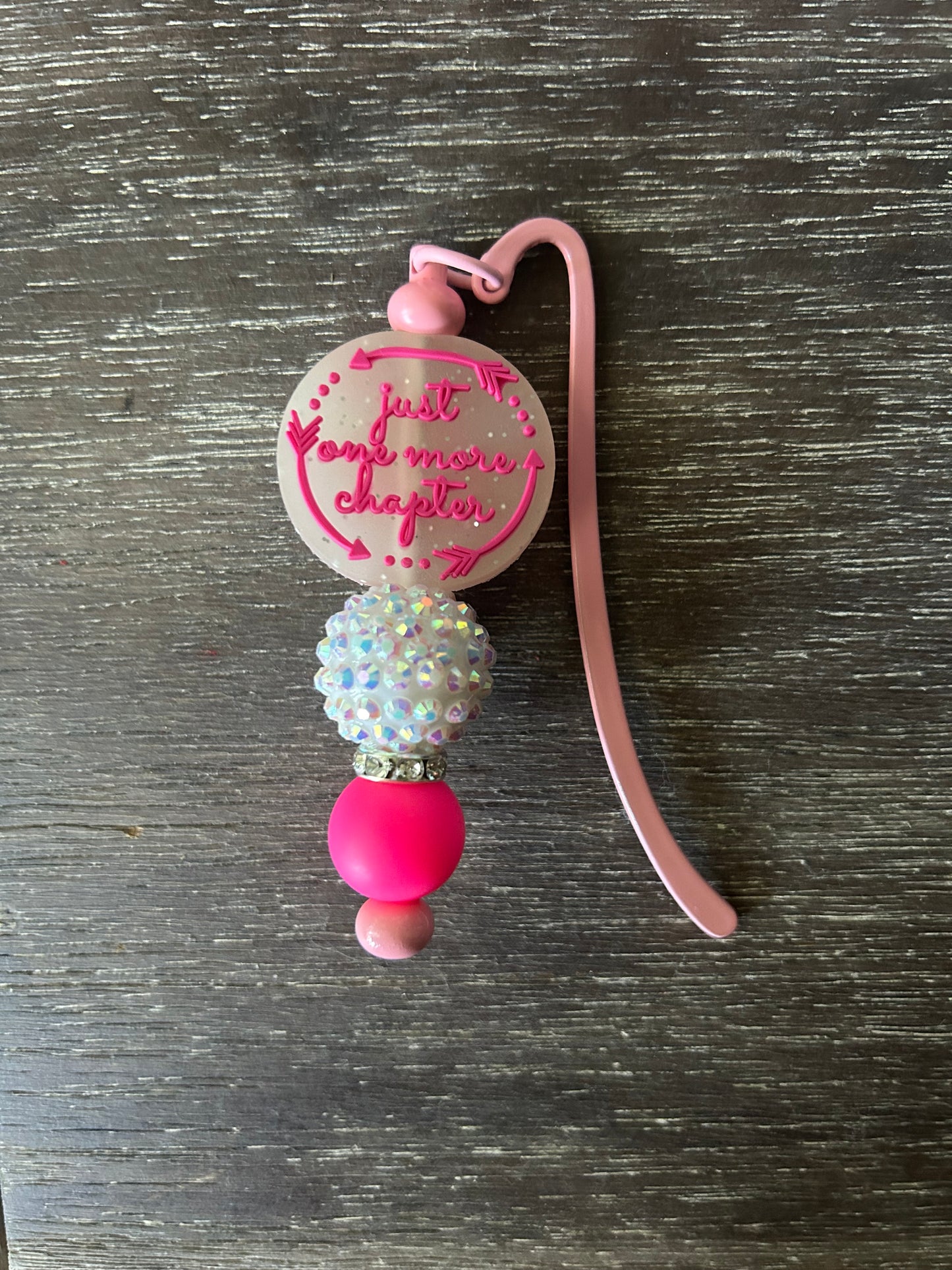Just One More Chapter Beaded Bookmark