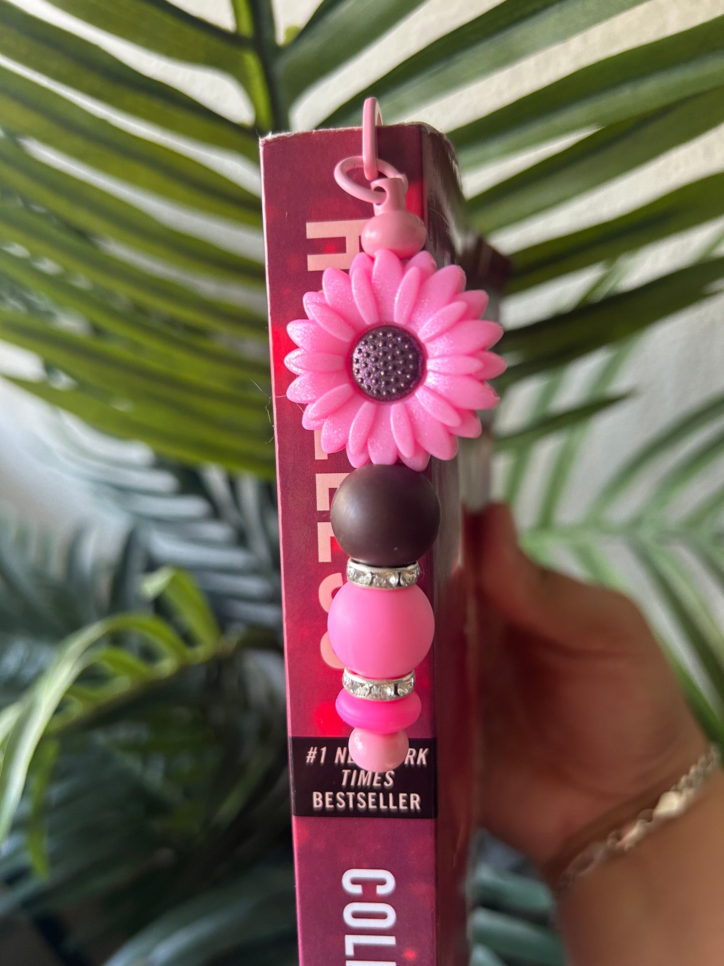 Pre-Order Opal Daisy Flower Custom Beaded Bookmarks