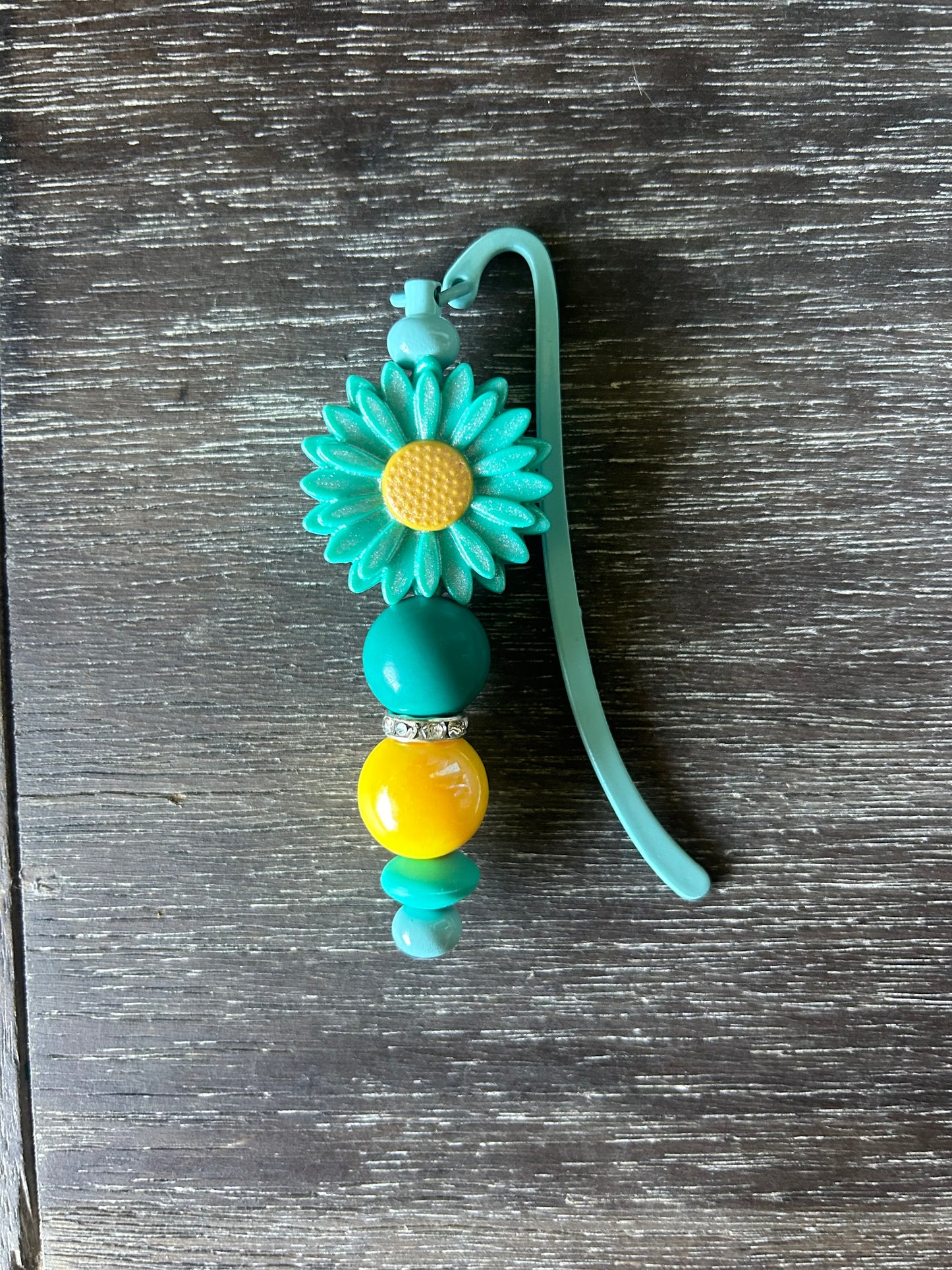 Pre-Order Opal Daisy Flower Custom Beaded Bookmarks