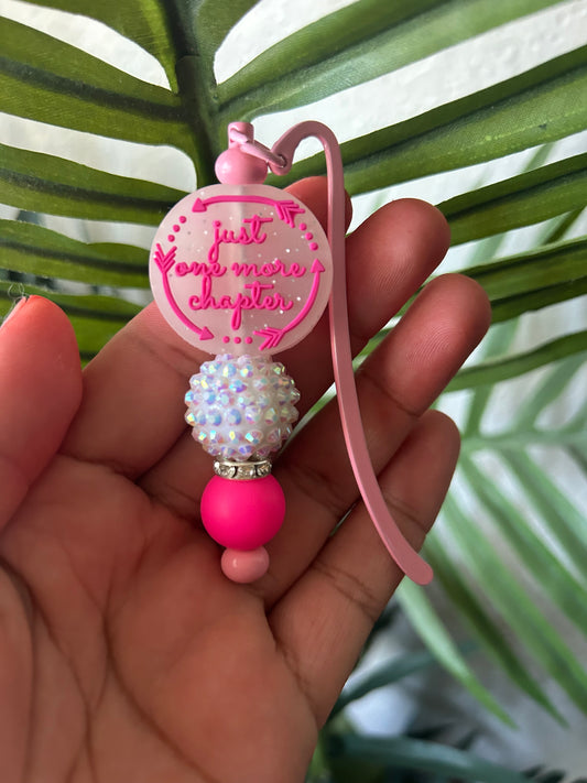 Just One More Chapter Beaded Bookmark