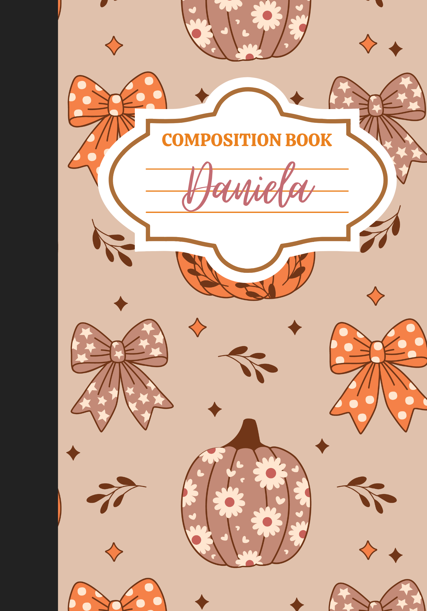 Customized Composition Notebooks (Any Custom Theme)