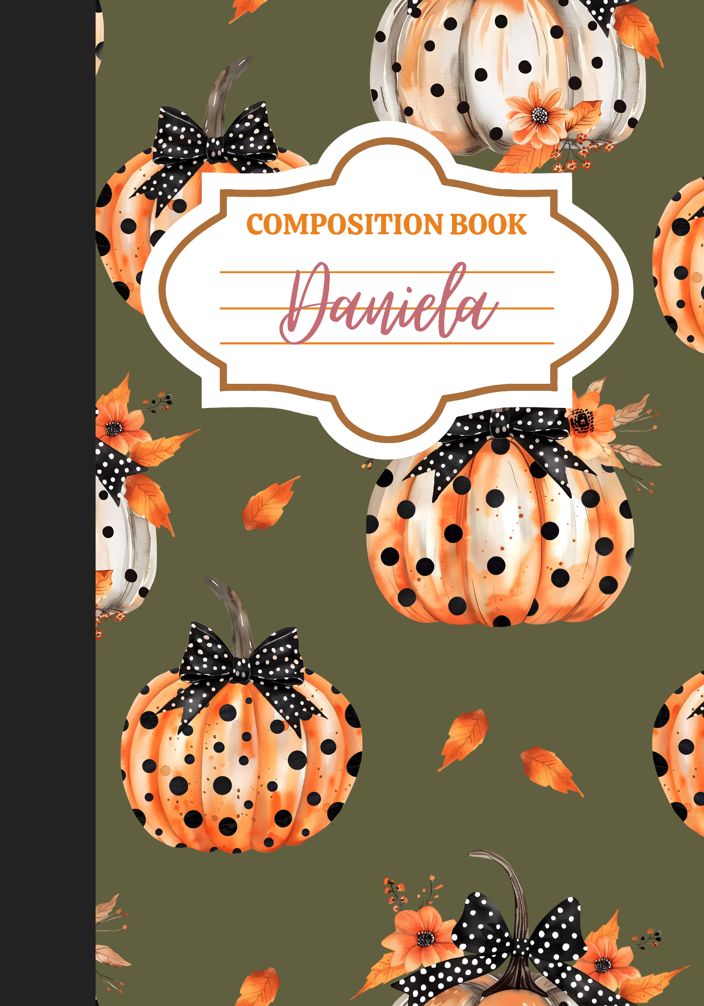 Customized Composition Notebooks (Any Custom Theme)