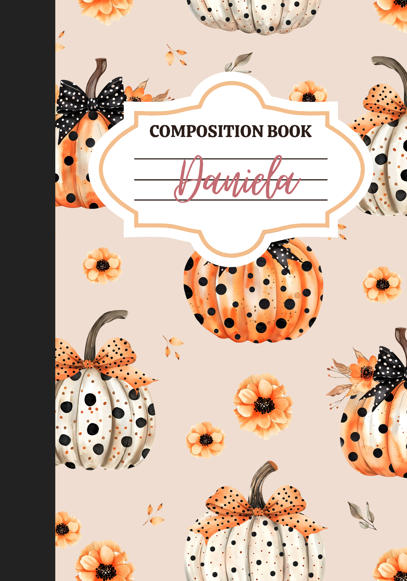 Customized Composition Notebooks (Any Custom Theme)