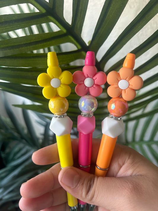 Spring Themed Floral Pens