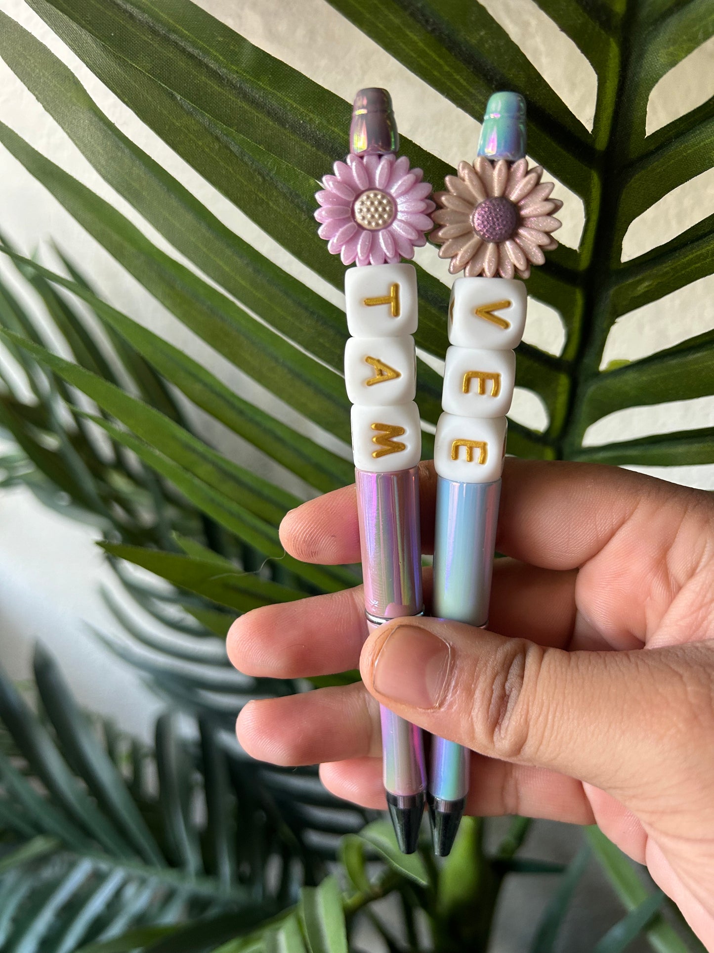 Personalized Name Custom Beaded Pens