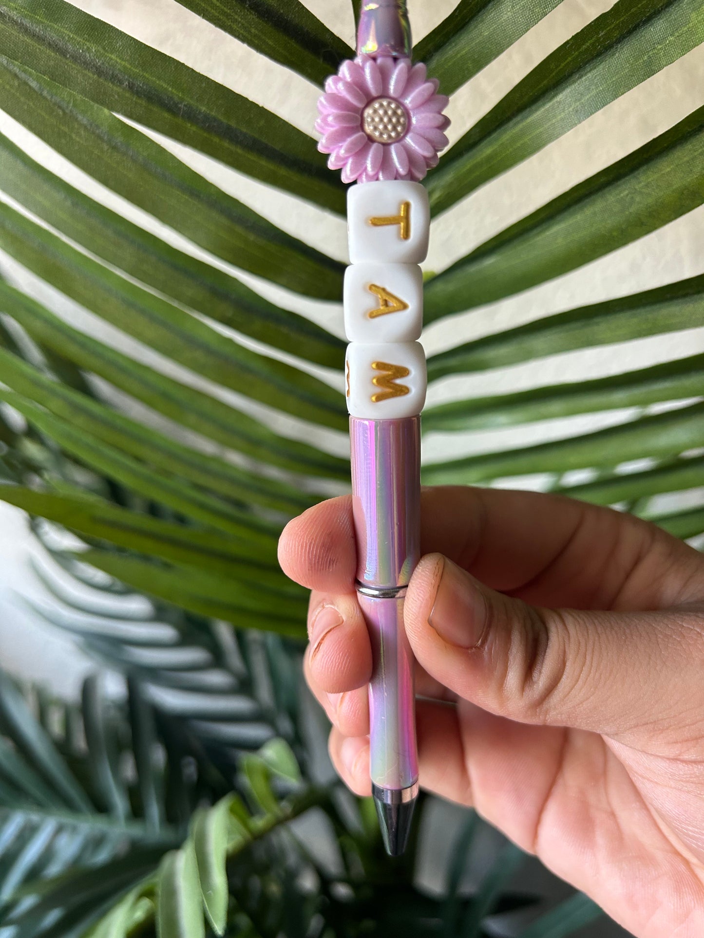 Personalized Name Custom Beaded Pens