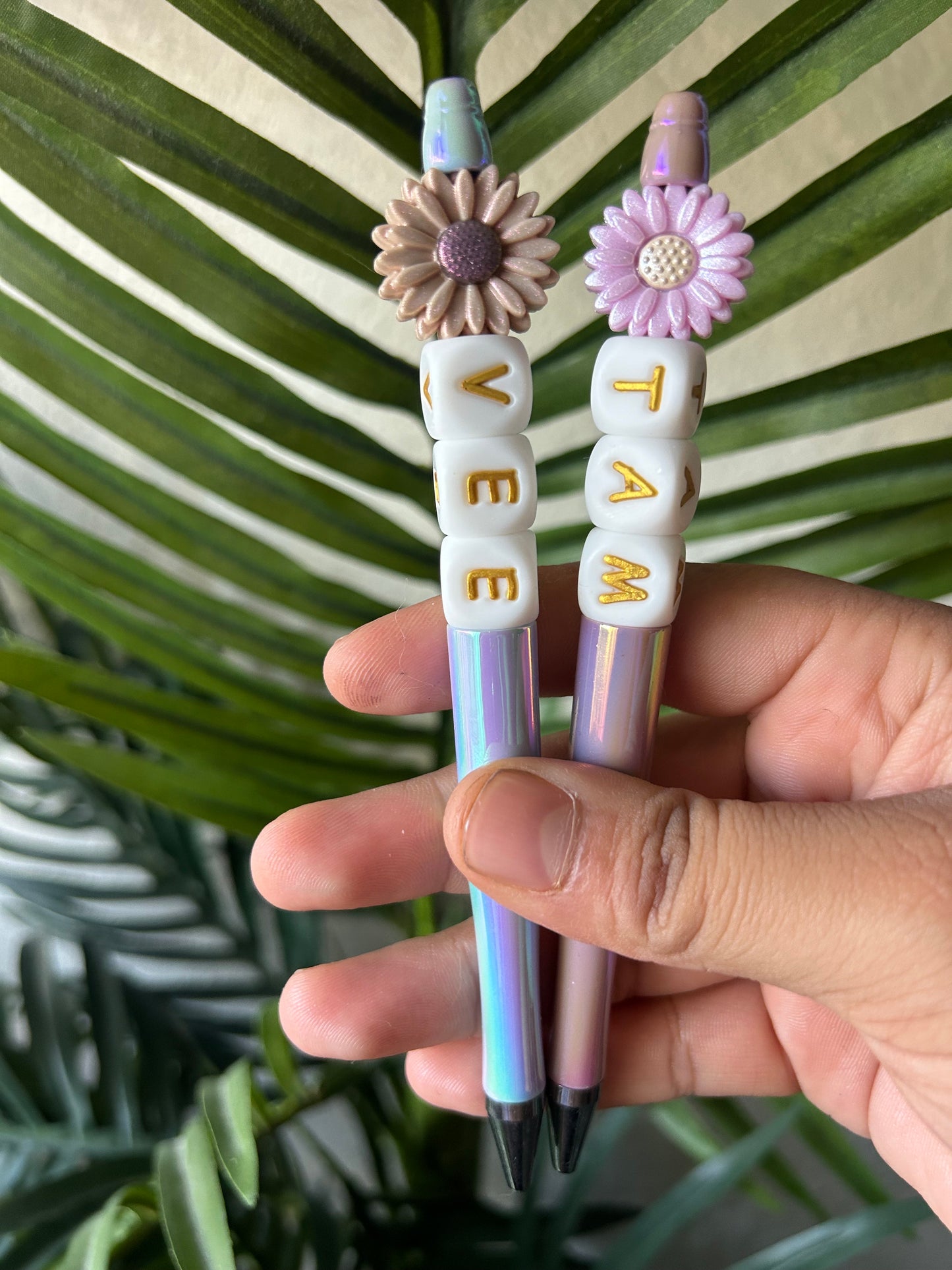 Personalized Name Custom Beaded Pens