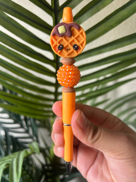 3D Waffle Beaded Pen