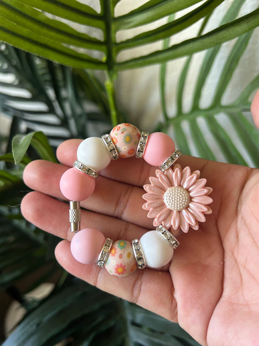 Opal Pink Boho Tumbler Cup Charms