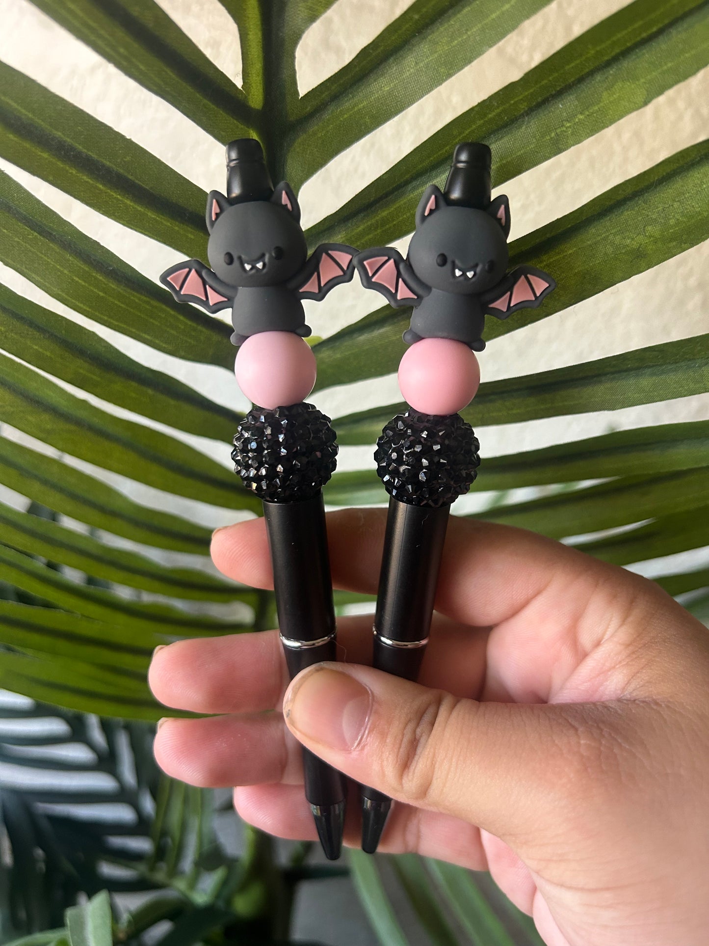 Halloween Bat Beaded Pens