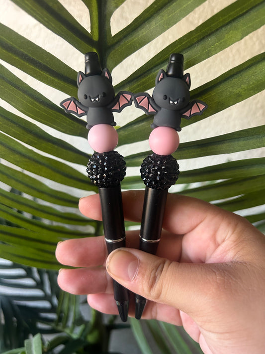 Halloween Bat Beaded Pens