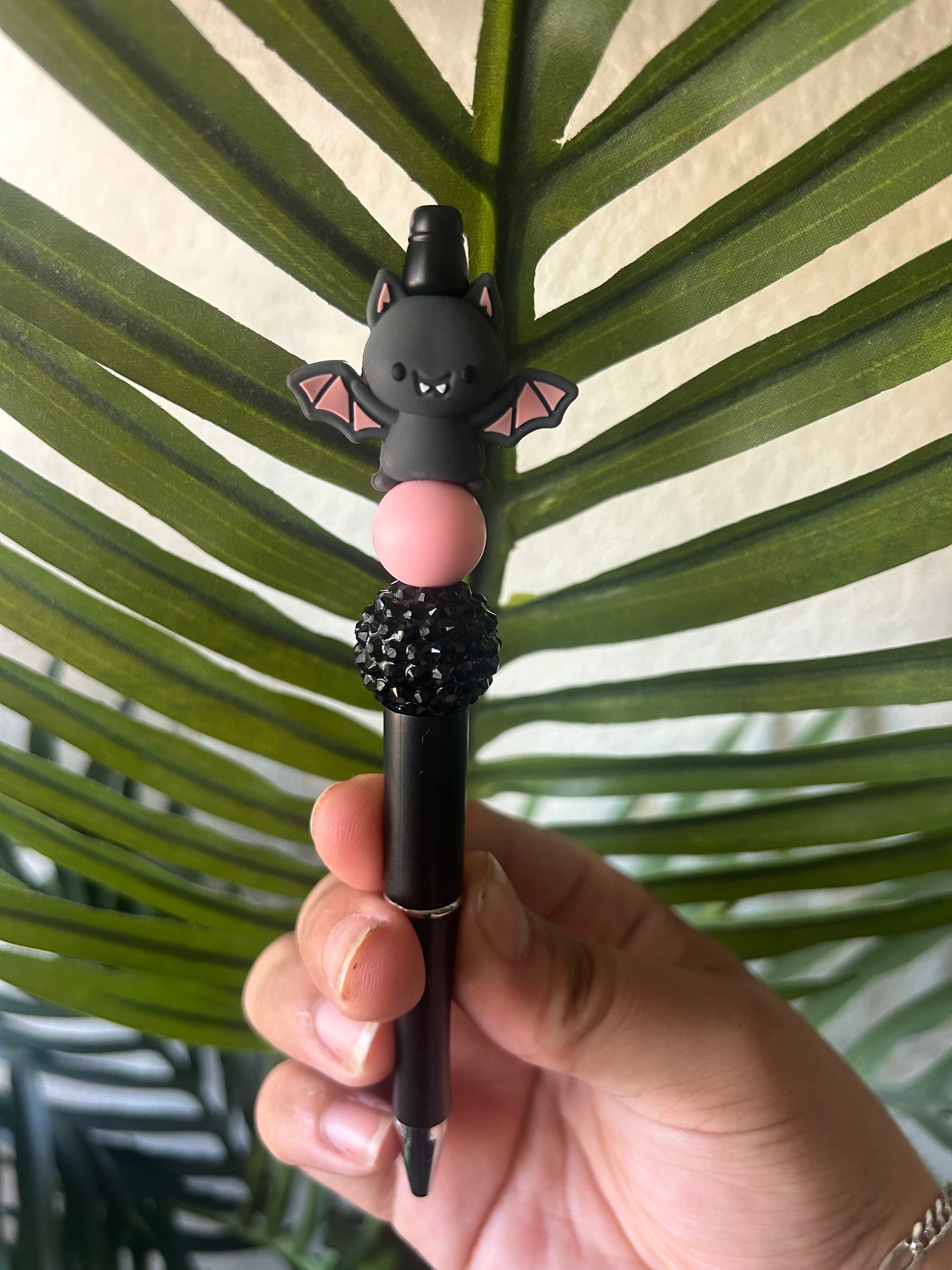 Halloween Bat Beaded Pens