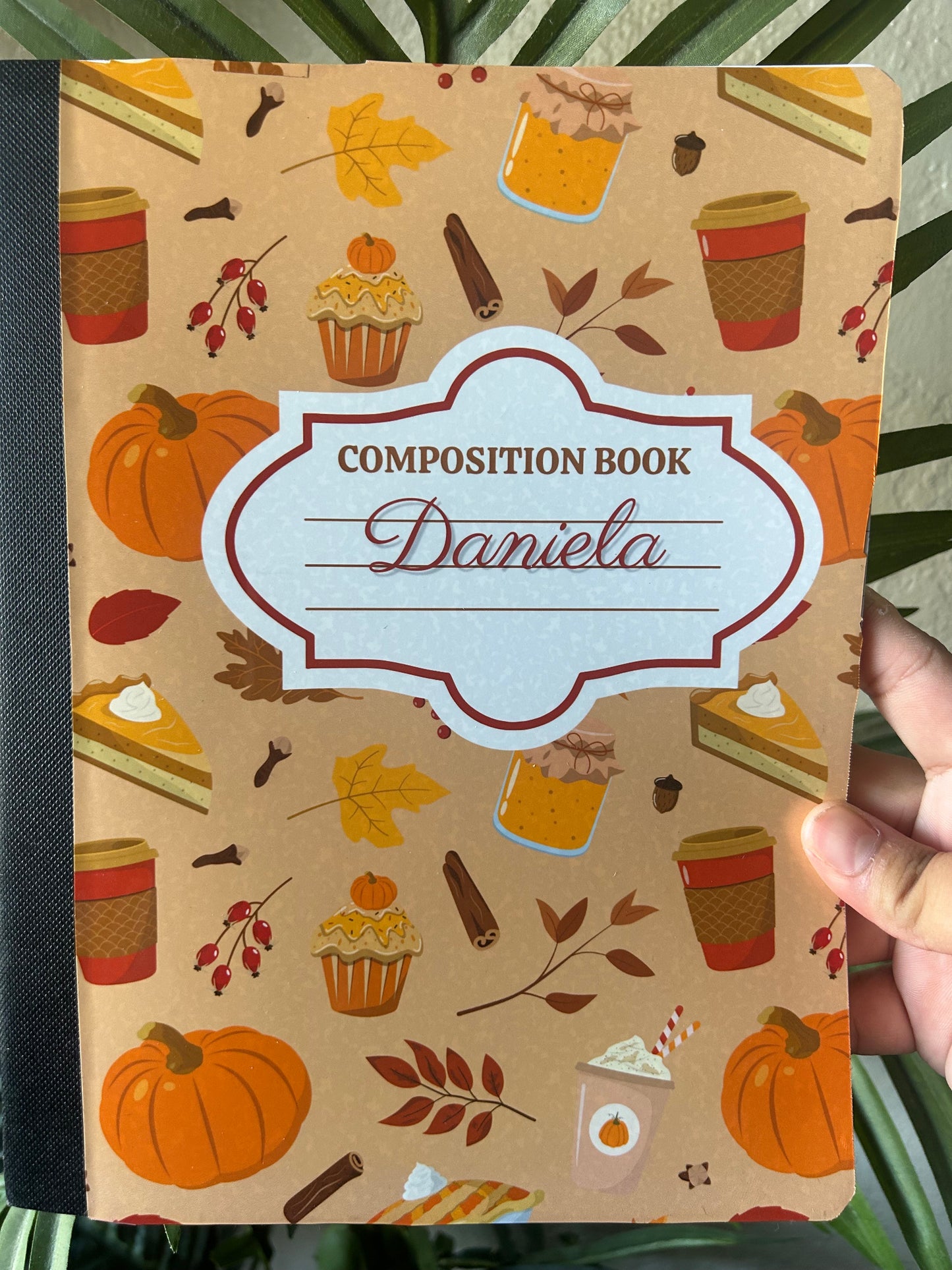 Customized Composition Notebooks (Fall/Autumn Prints)