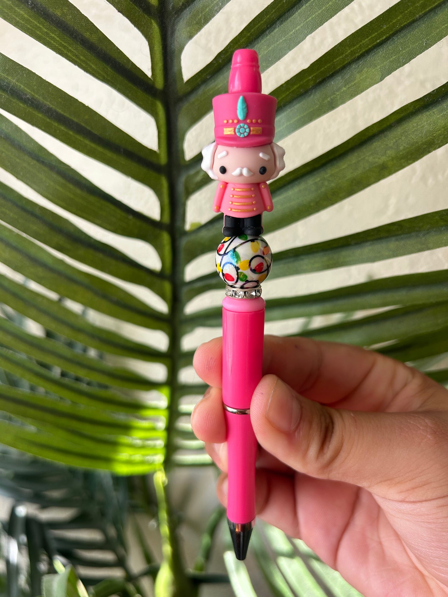 Holiday Nutcracker Beaded Pens