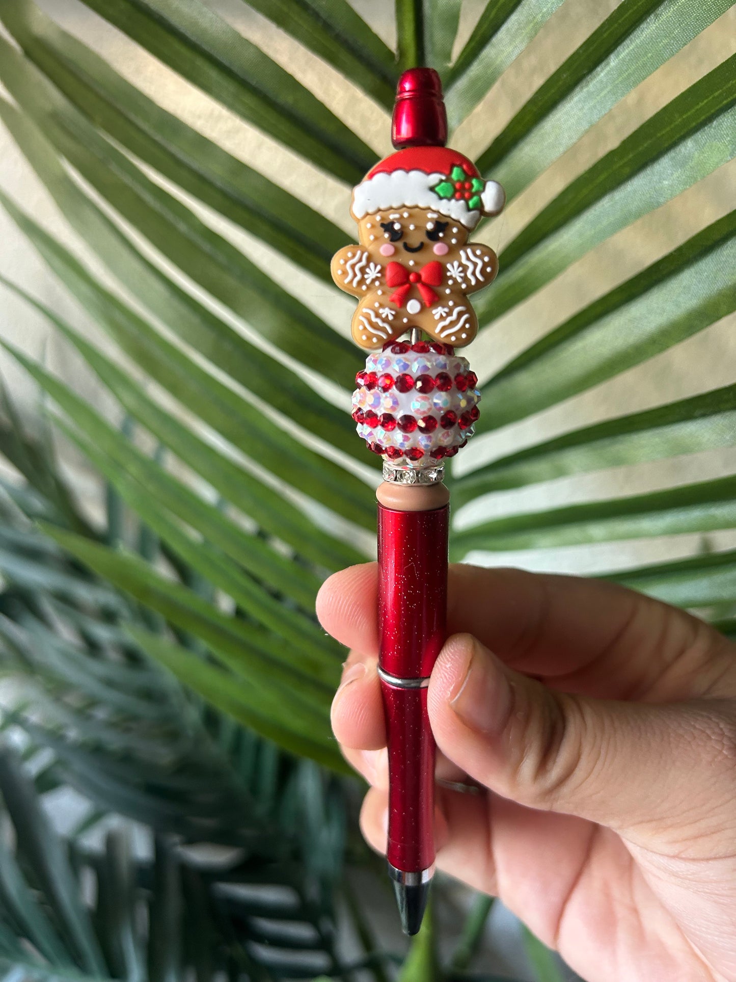Gingerbread Cute Beaded Pens