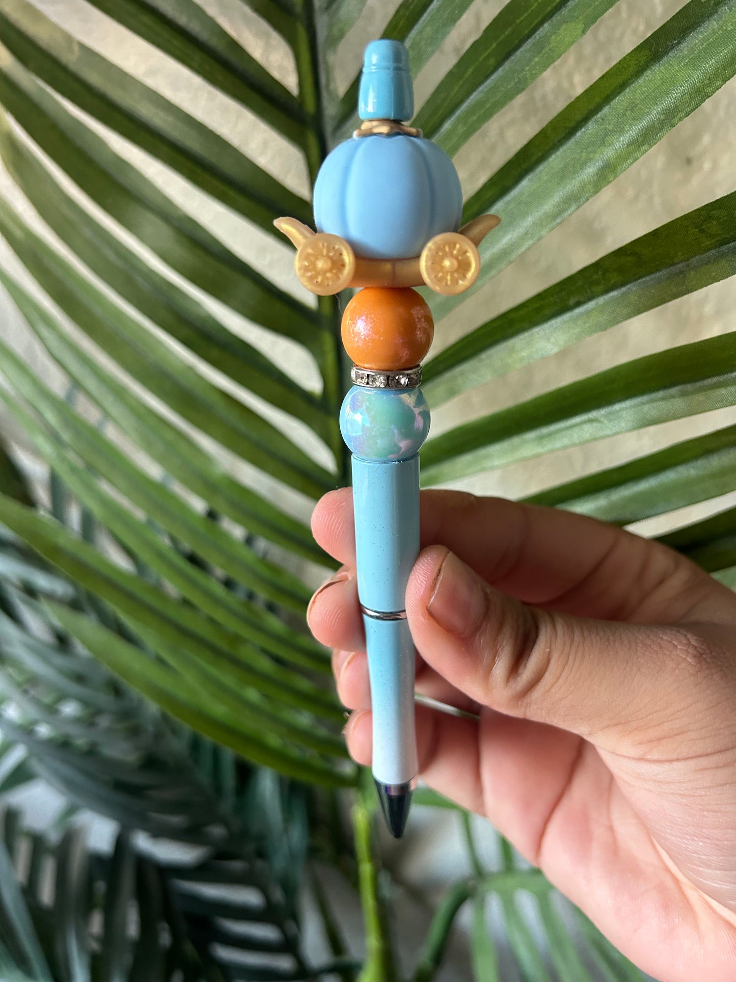 Pumpkin Carriage Beaded Pens