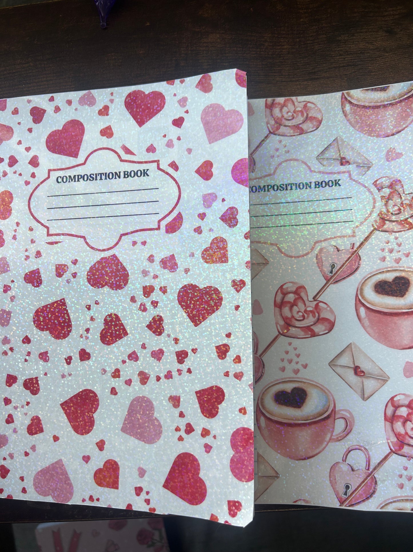 Personalized Holographic Composition Notebooks