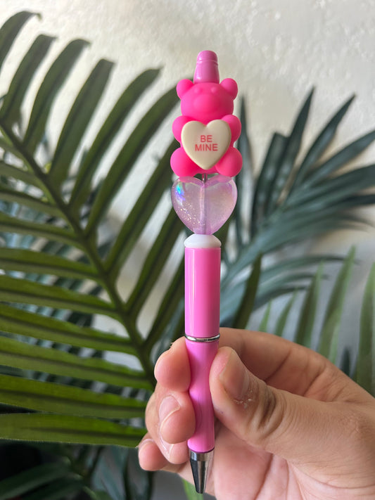 Valentine's Gummy Bear Beaded Pen