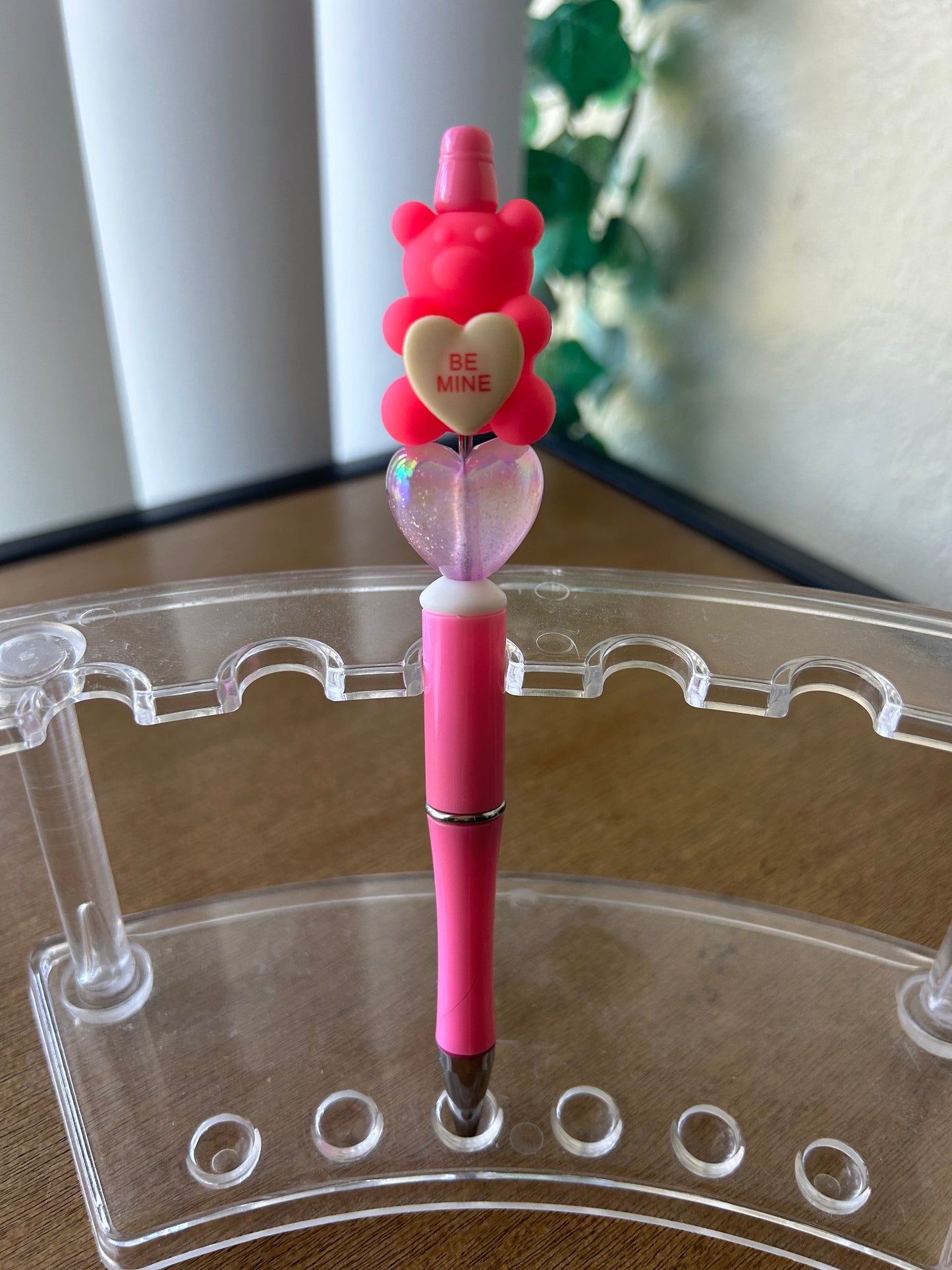 Valentine's Gummy Bear Beaded Pen